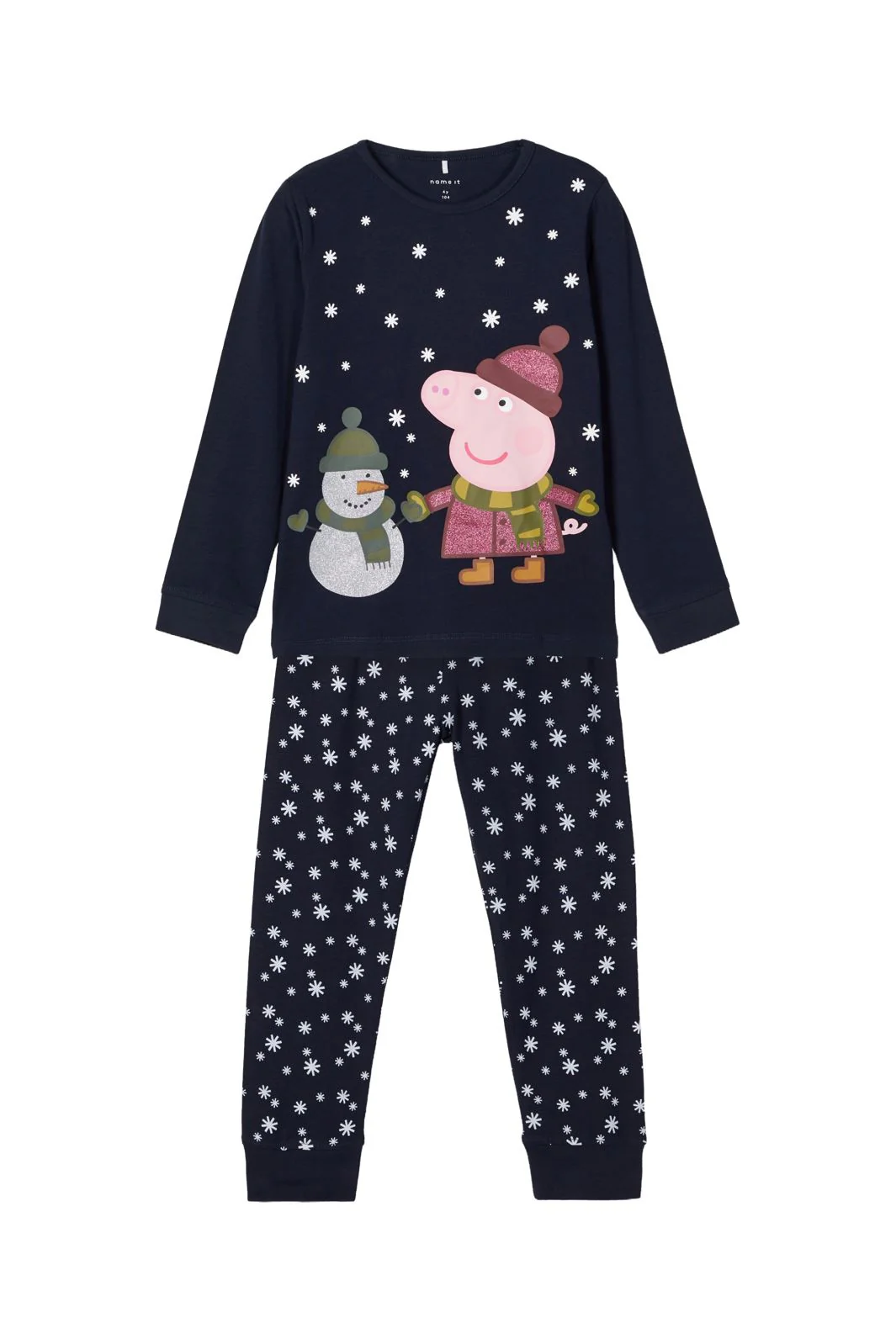 Name It Nmfolla Peppapig Ls Nightset 4650304 dark sapphire