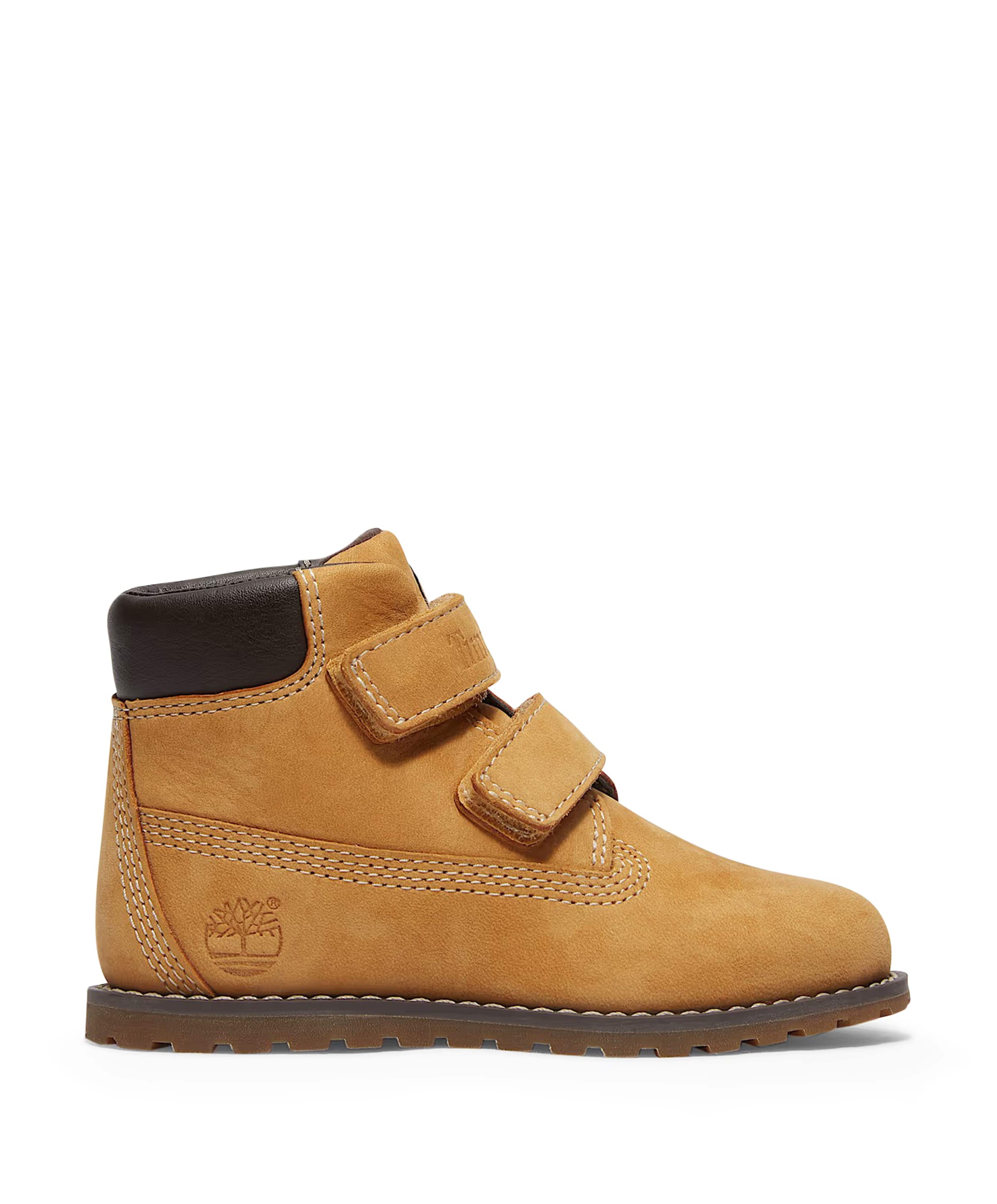 Timberland Pokey Pine MID HOOK & LOOP BOOT jongens sneakers bruin