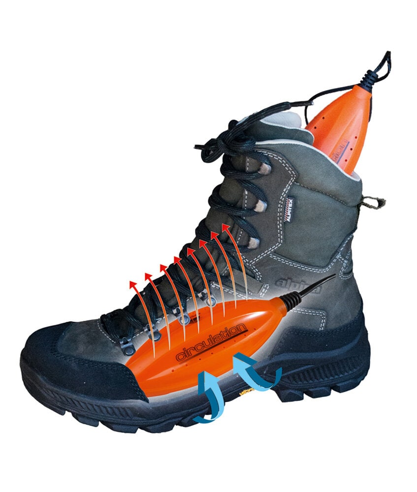 Alpenheat Skotørker Circulation, orange<br>Elektrisk skotørker
