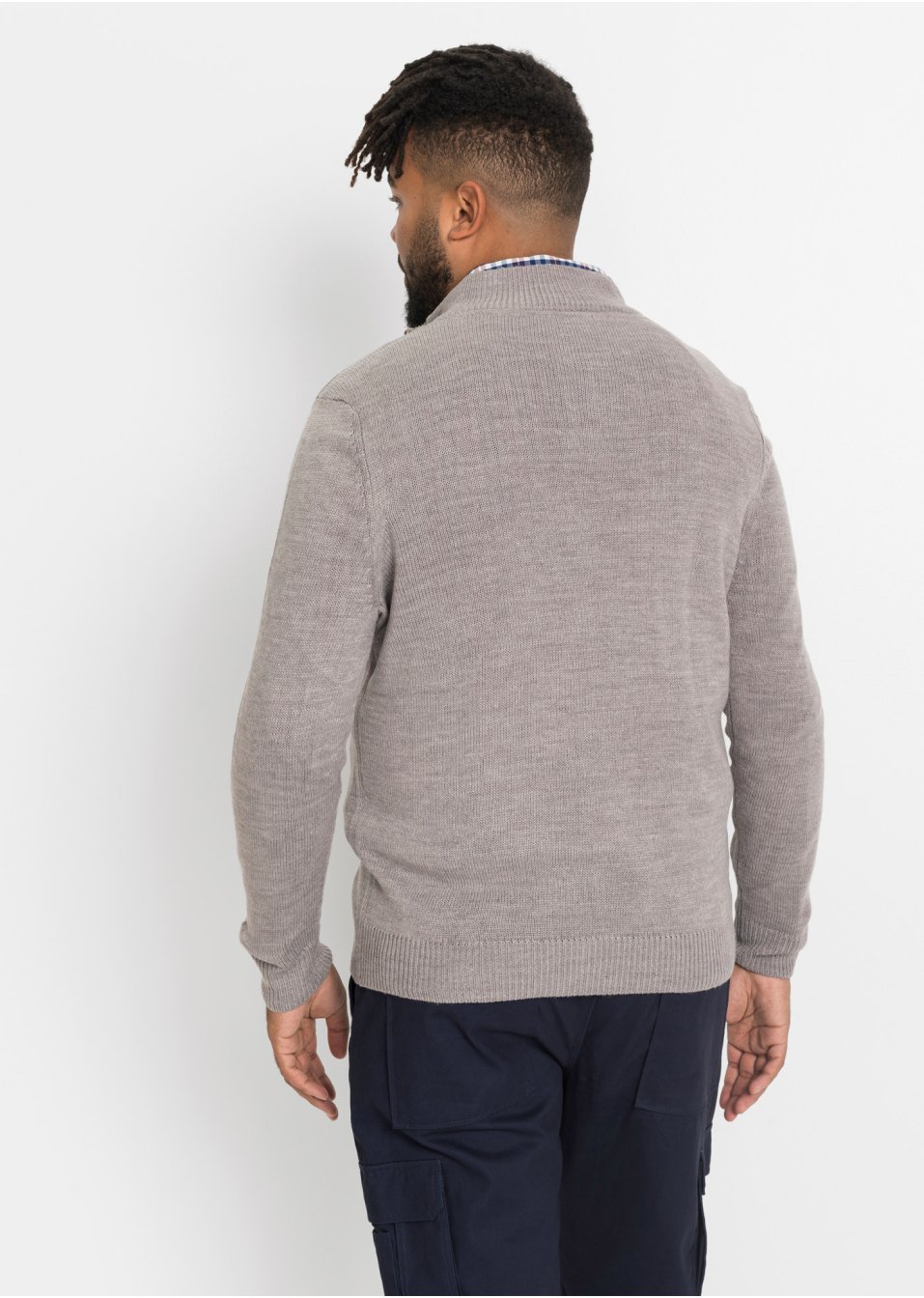 Pull col camionneur et chemise (Ens. 2 pces.)