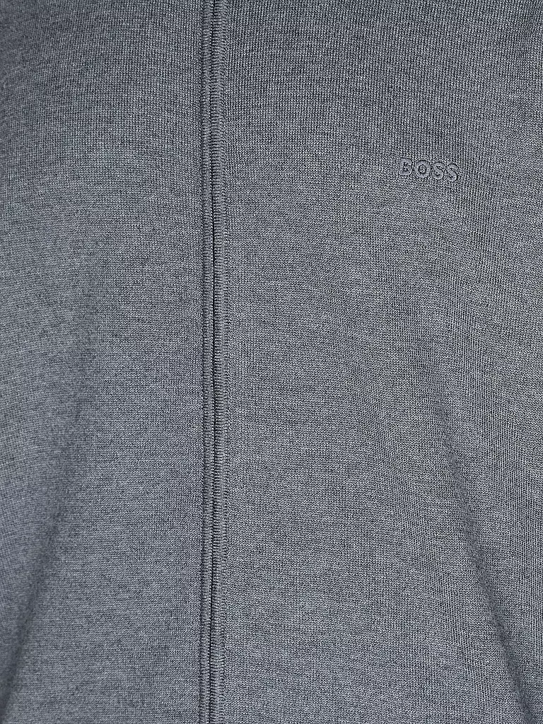BOSS Strickjacke grau