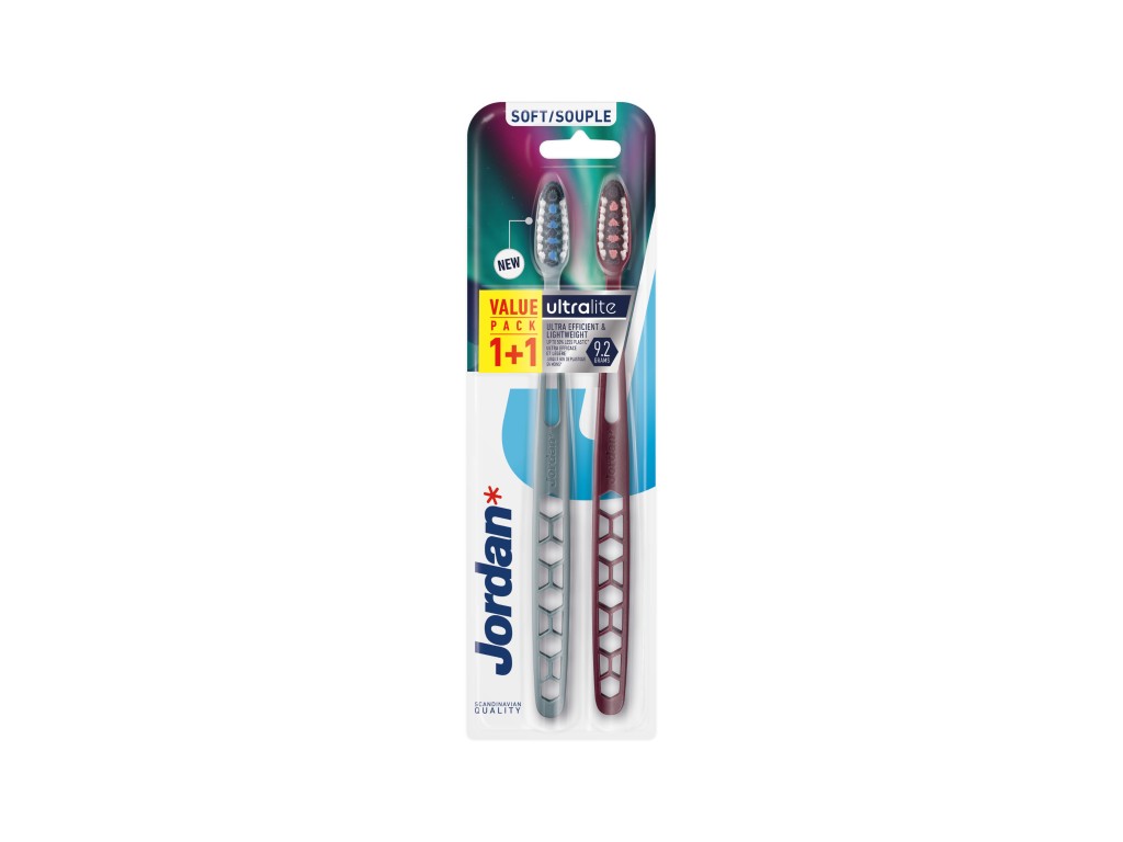 ESCOVA DENTES ULTRALITE SOFT JORDAN PACK2