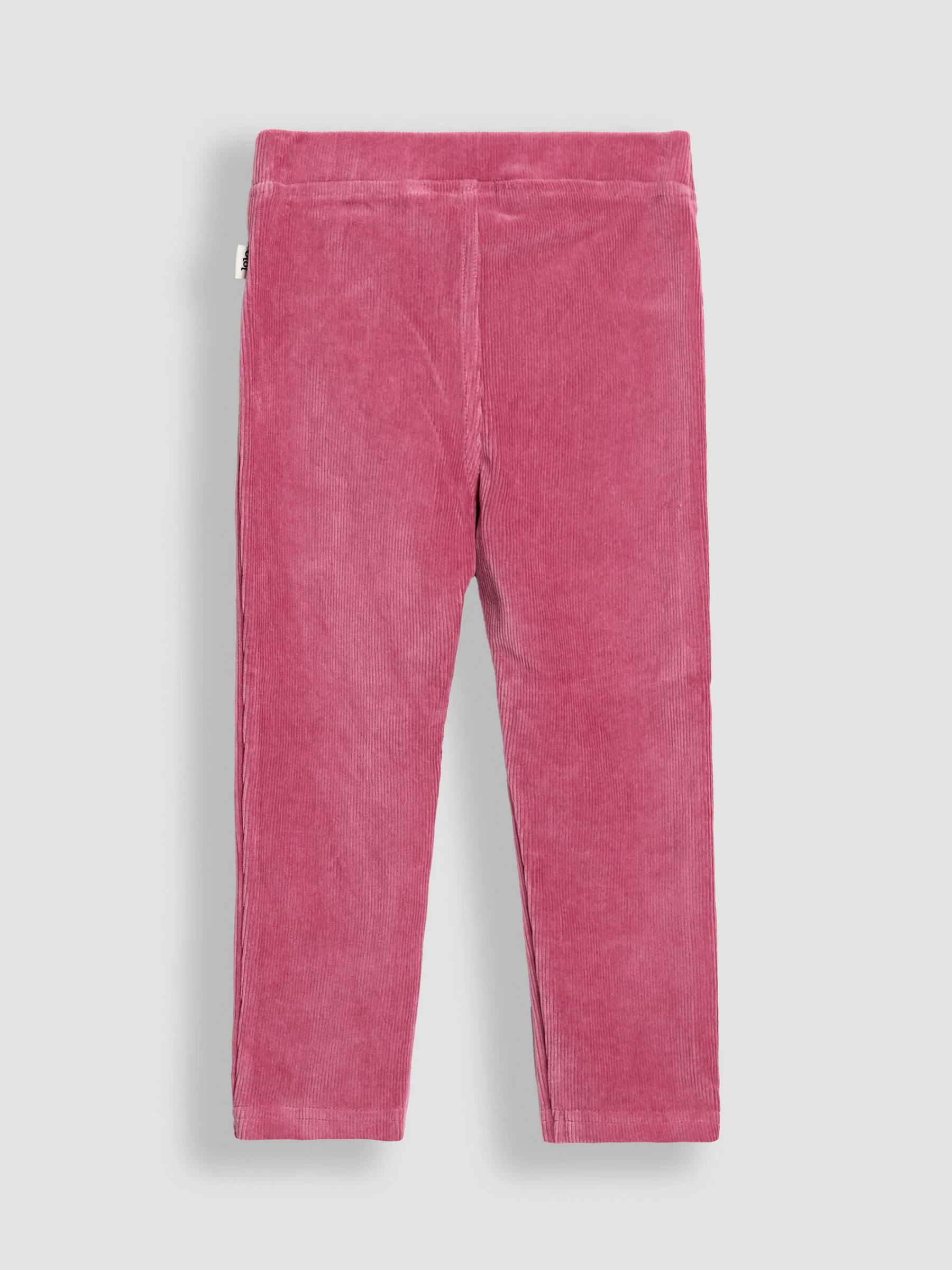 Roze - JoJo Maman Bébé - Set van 2 jersey jeggings van corduroy