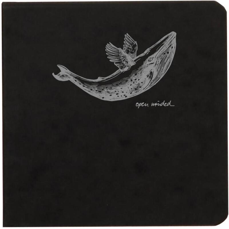 Flying Spirit carnet dos carré 50F 10,5x10,5cm 90g - Noir