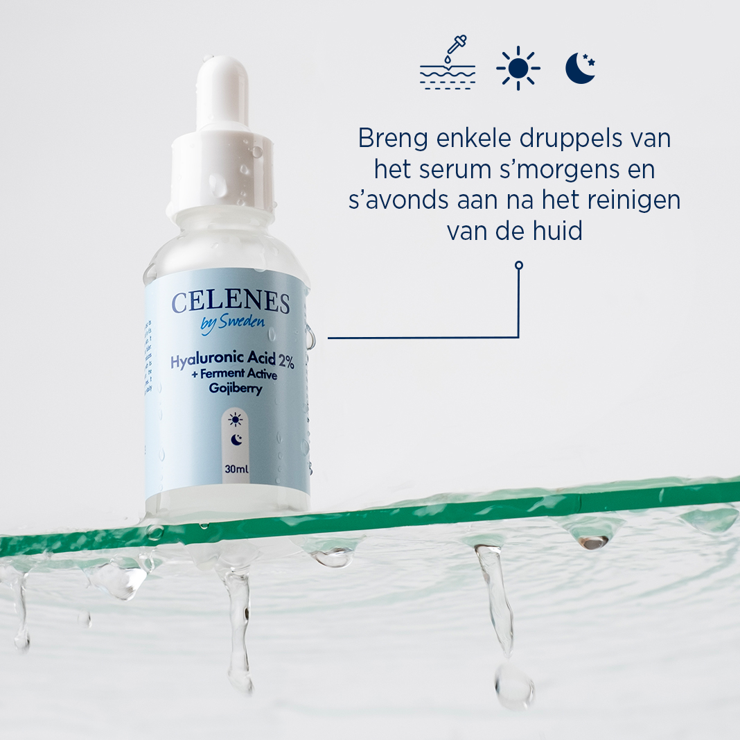 Celenes Serum hyaluronic acid + fermented active gojiberry (30 ml)