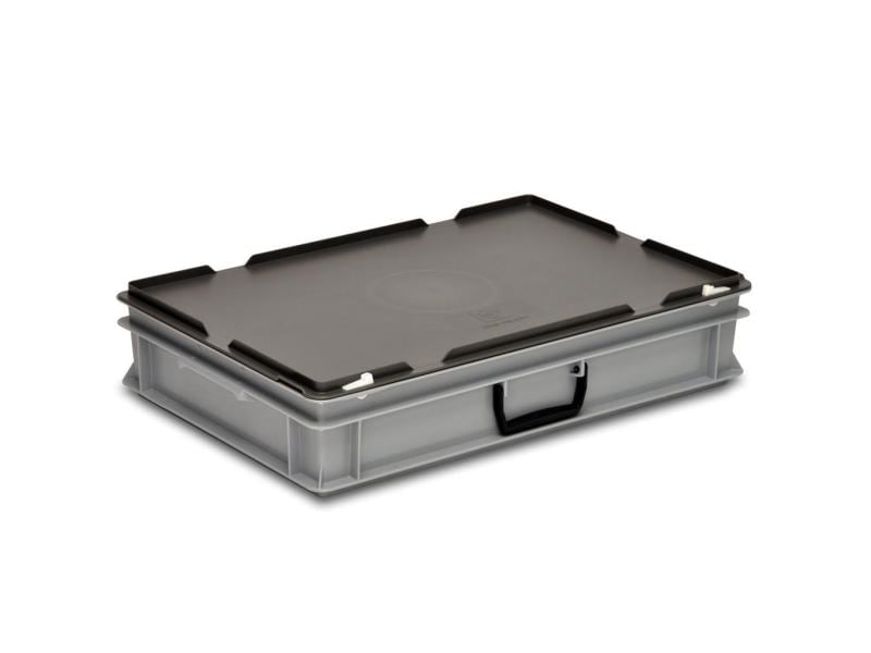 Utz Stapelbehälter RAKO Koffer 600x400x132 Grau 1 Stück, grau
