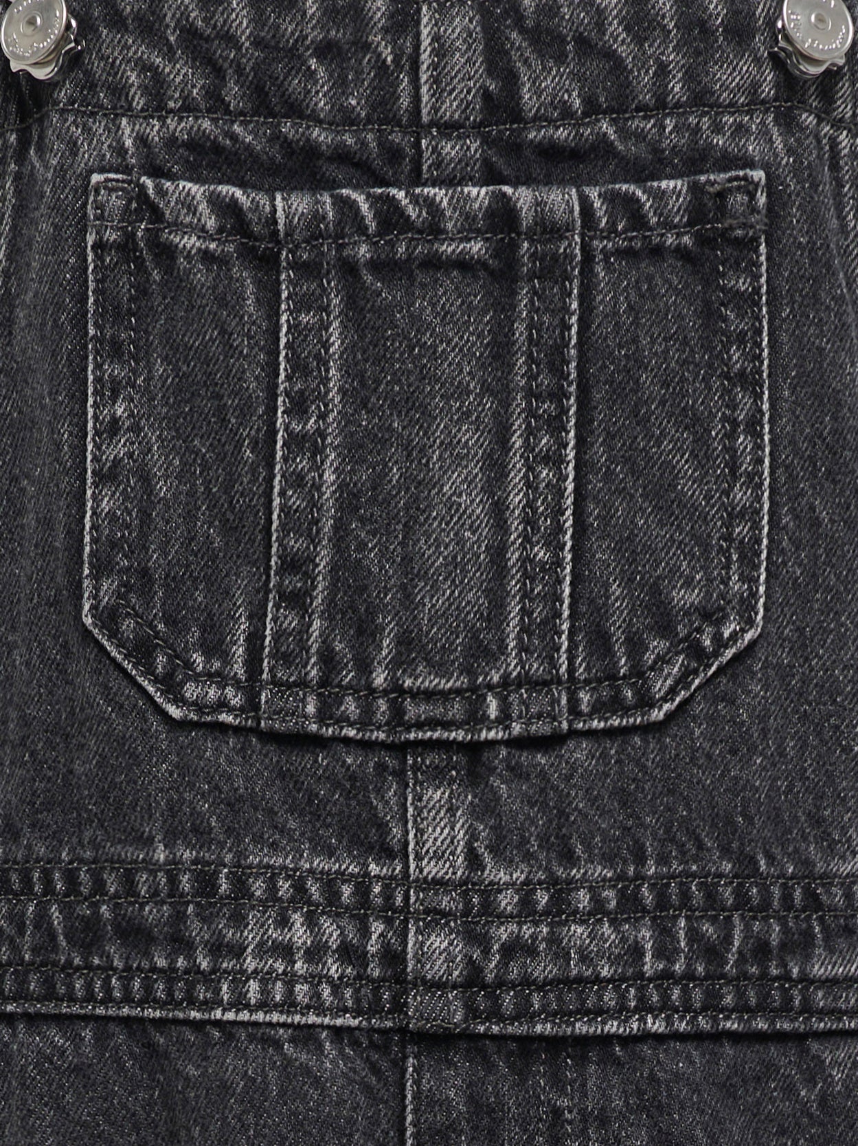 KOGDAFFY Weiter Beinschnitt Hose Washed Black