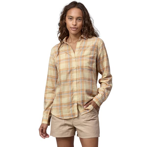 T-shirt randonnée PATAGONIA W'S LW A/C BUTTONDOWN BEACH TIME: NATURAL