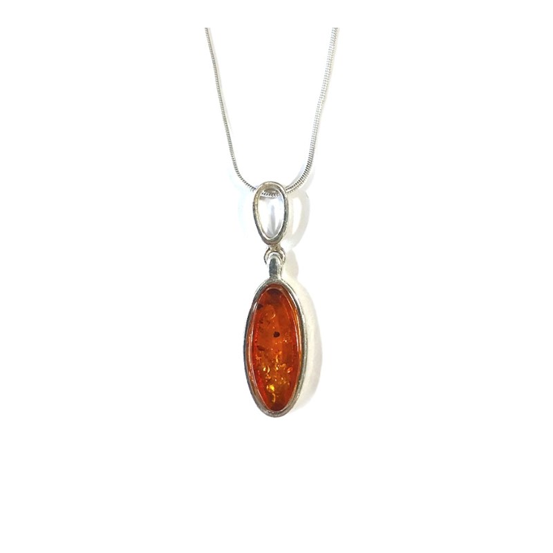 Collier ambre naturelle