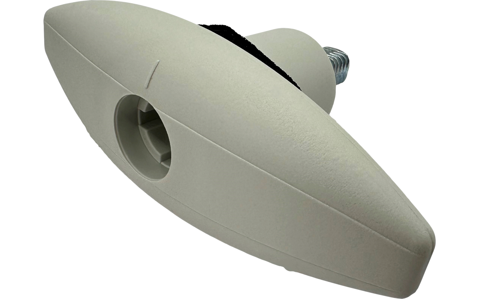 STS Druckdrehverschluss Ellipse für Steckzylindereinsätze STS / Zadi mit kleinem Griff schwarz