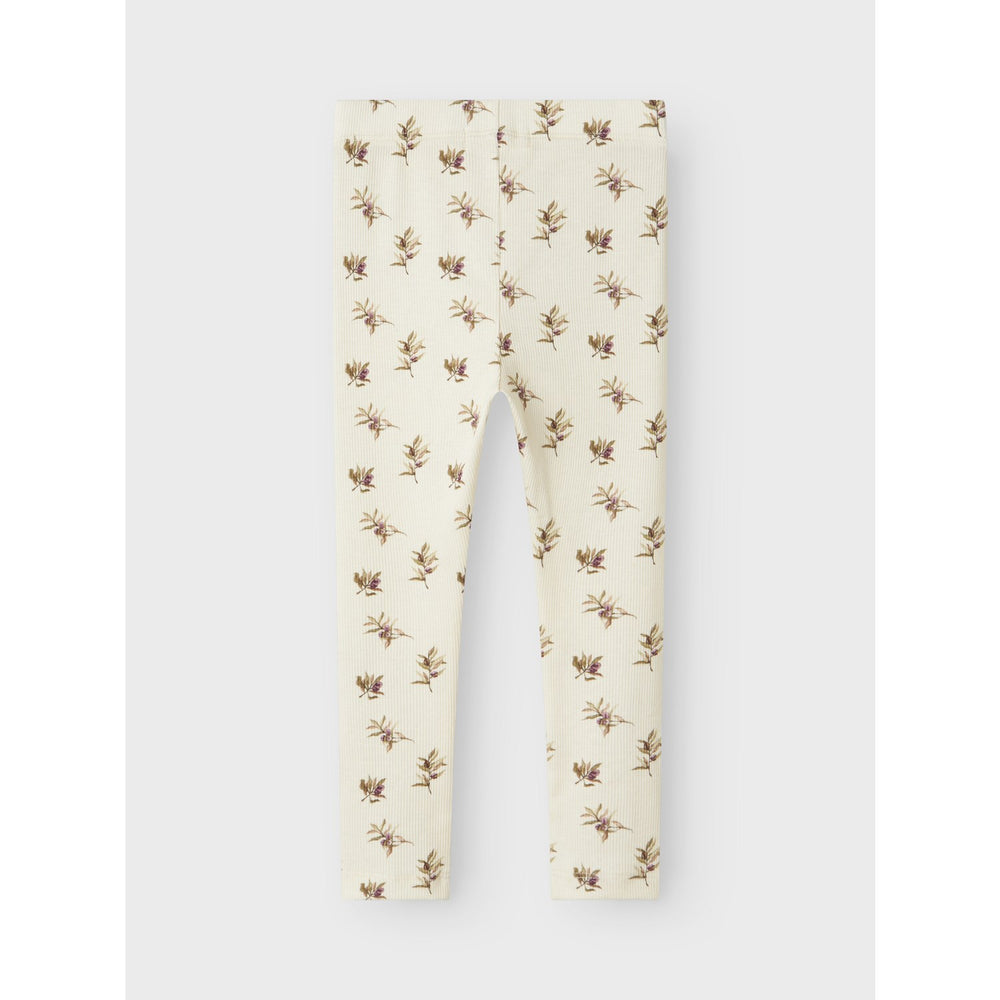 Køb Lil'Atelier Turtledove Olive Gavo Slim Leggings
