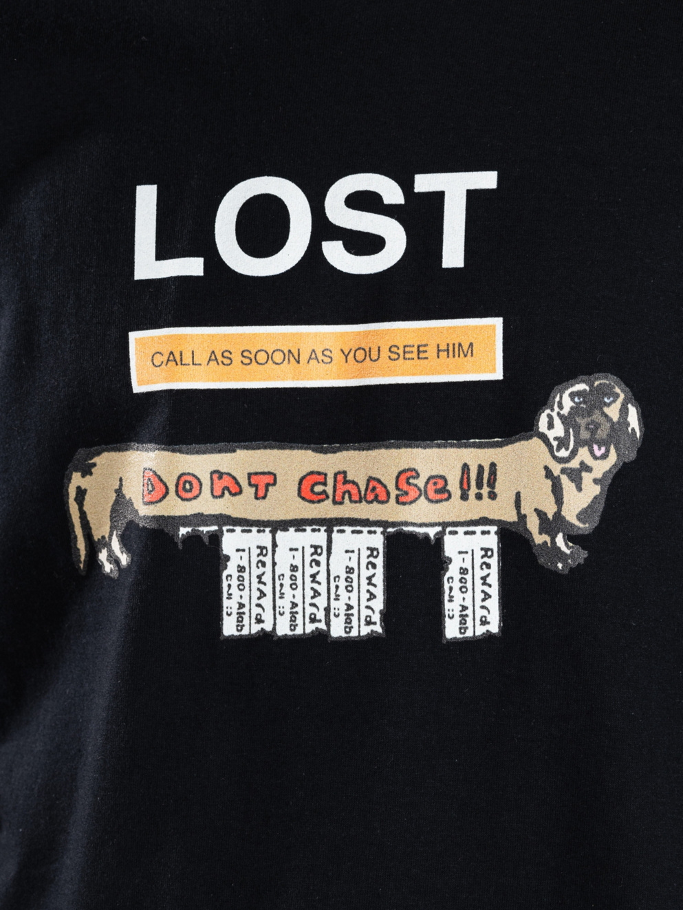 A.LAB Lost, Don't Chase T-Shirt black