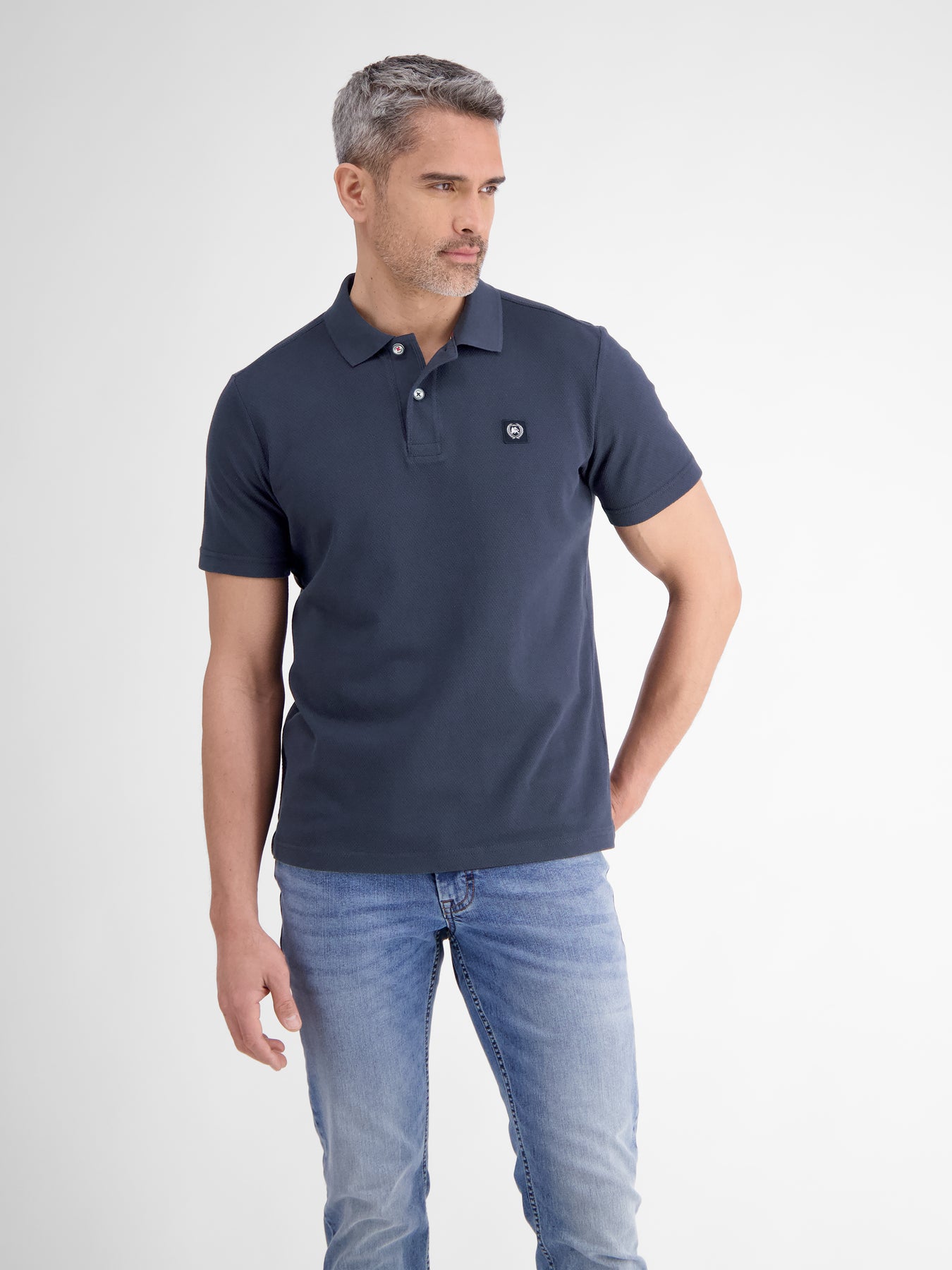 Poloshirt in weicher Waffelpiquéqualität