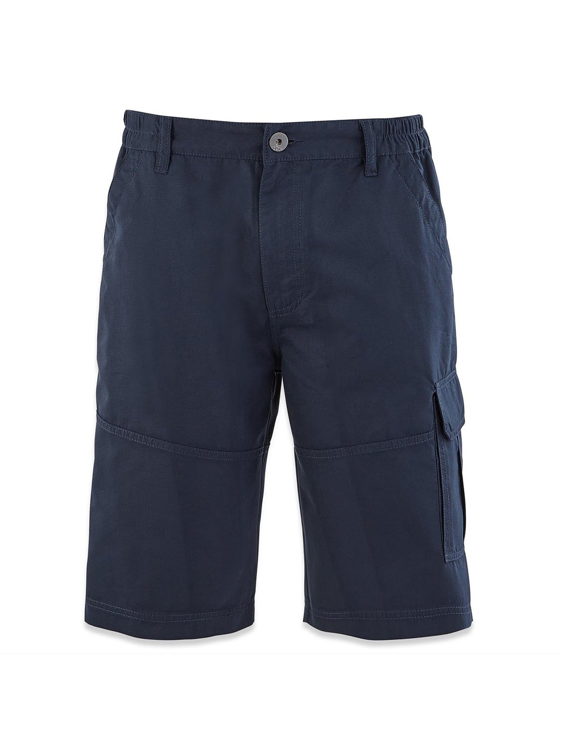 Bermuda Homme Ceinture Semi-Elastiquée Marine