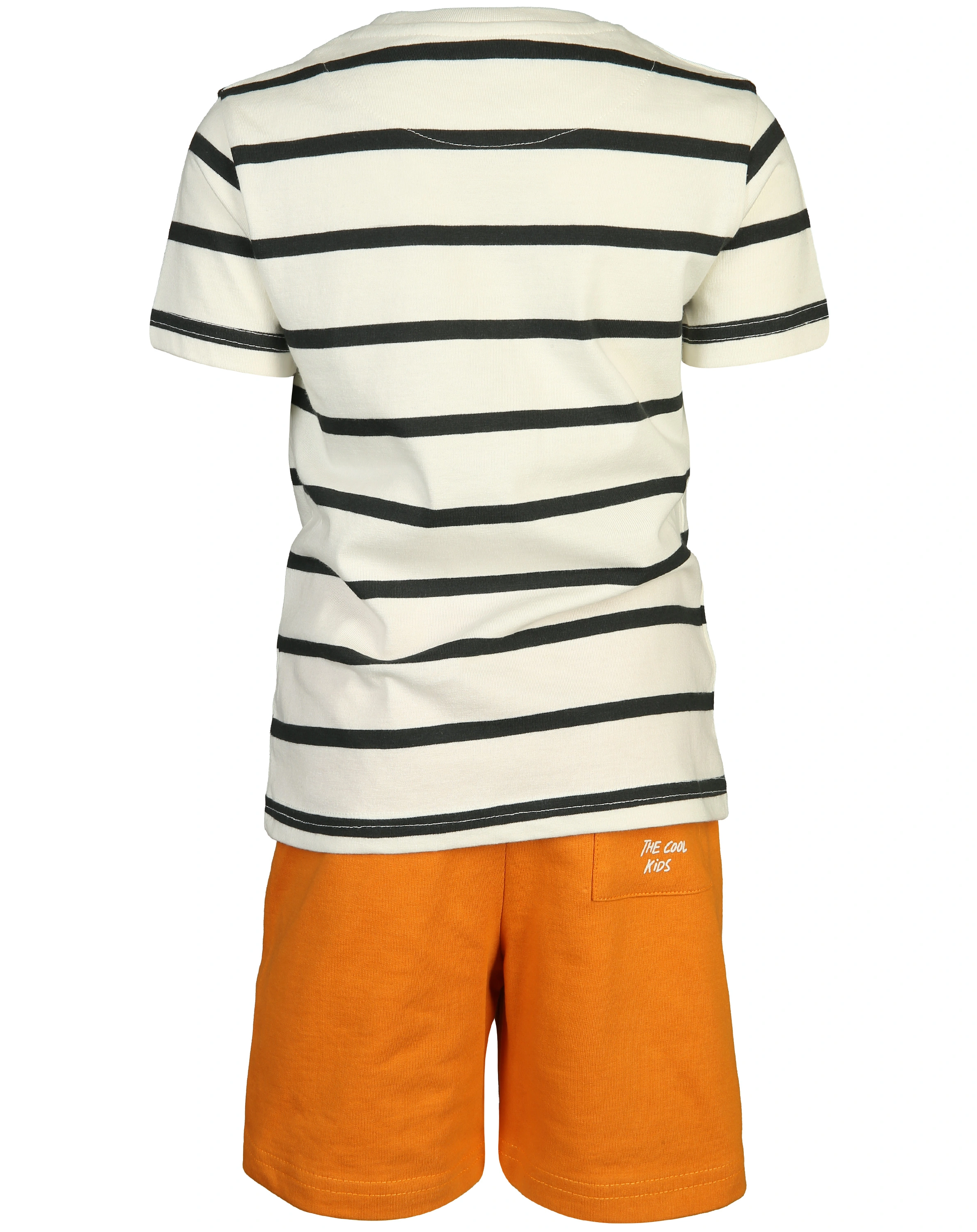 T-Shirt STRIPES 2-teilig in orange