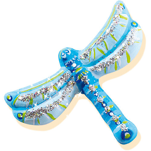 Ses creative gips- en verfpakket - vlinders en glitter- 8st