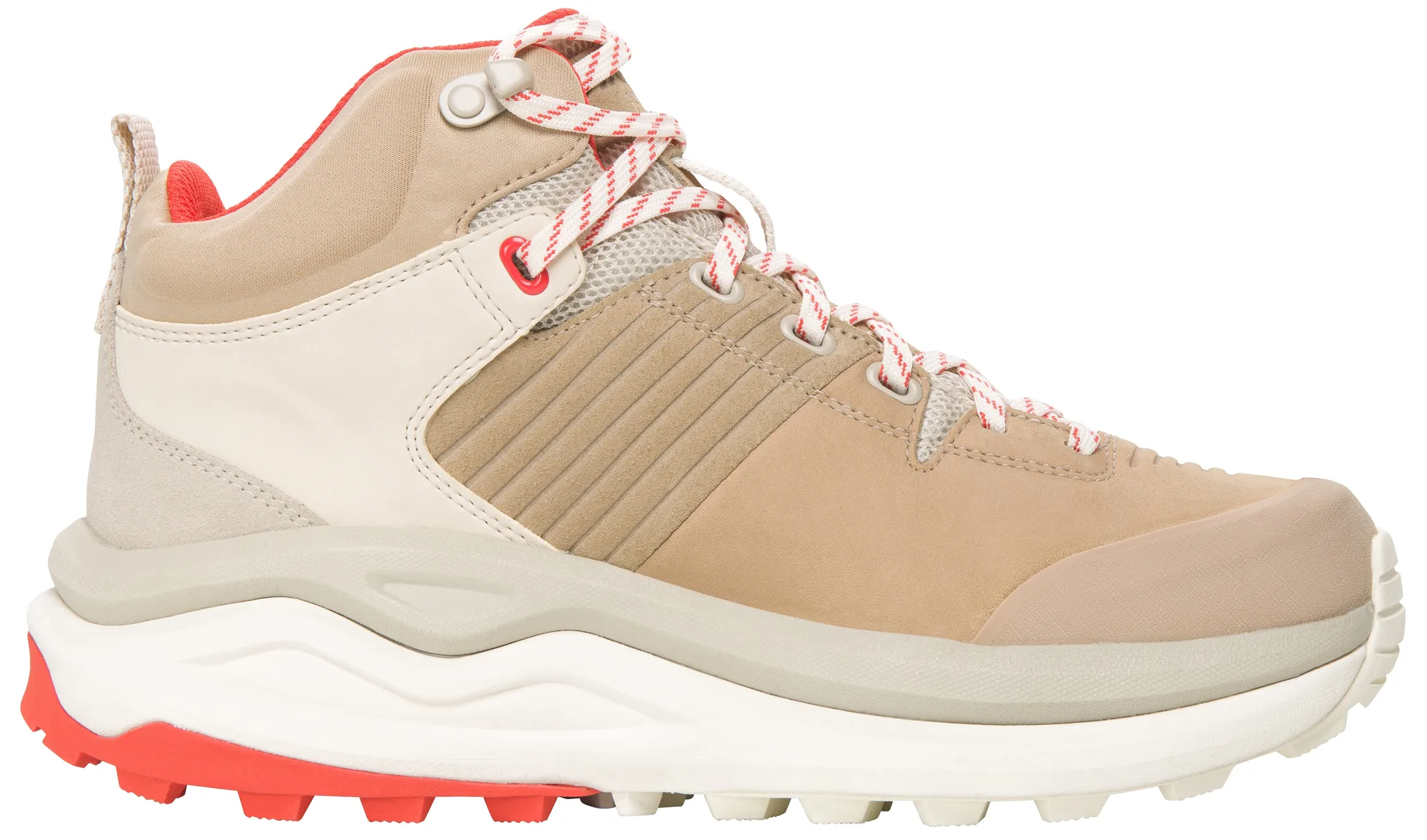 Viking Footwear Women's Cerra Hike Mid Gore-Tex Cream/Tomato