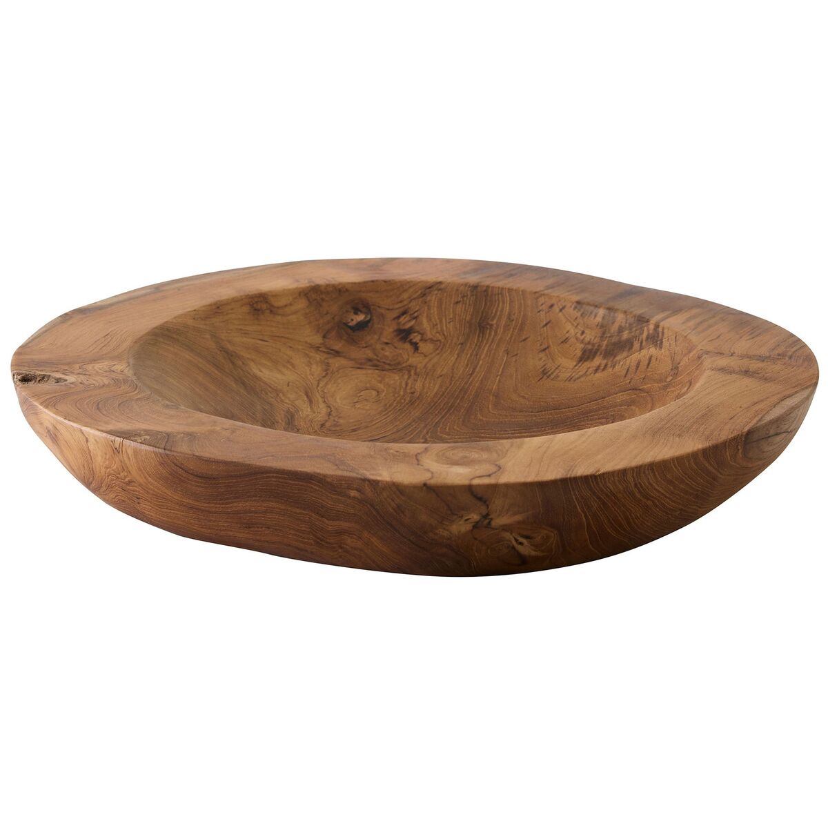 Skål (stor), teak