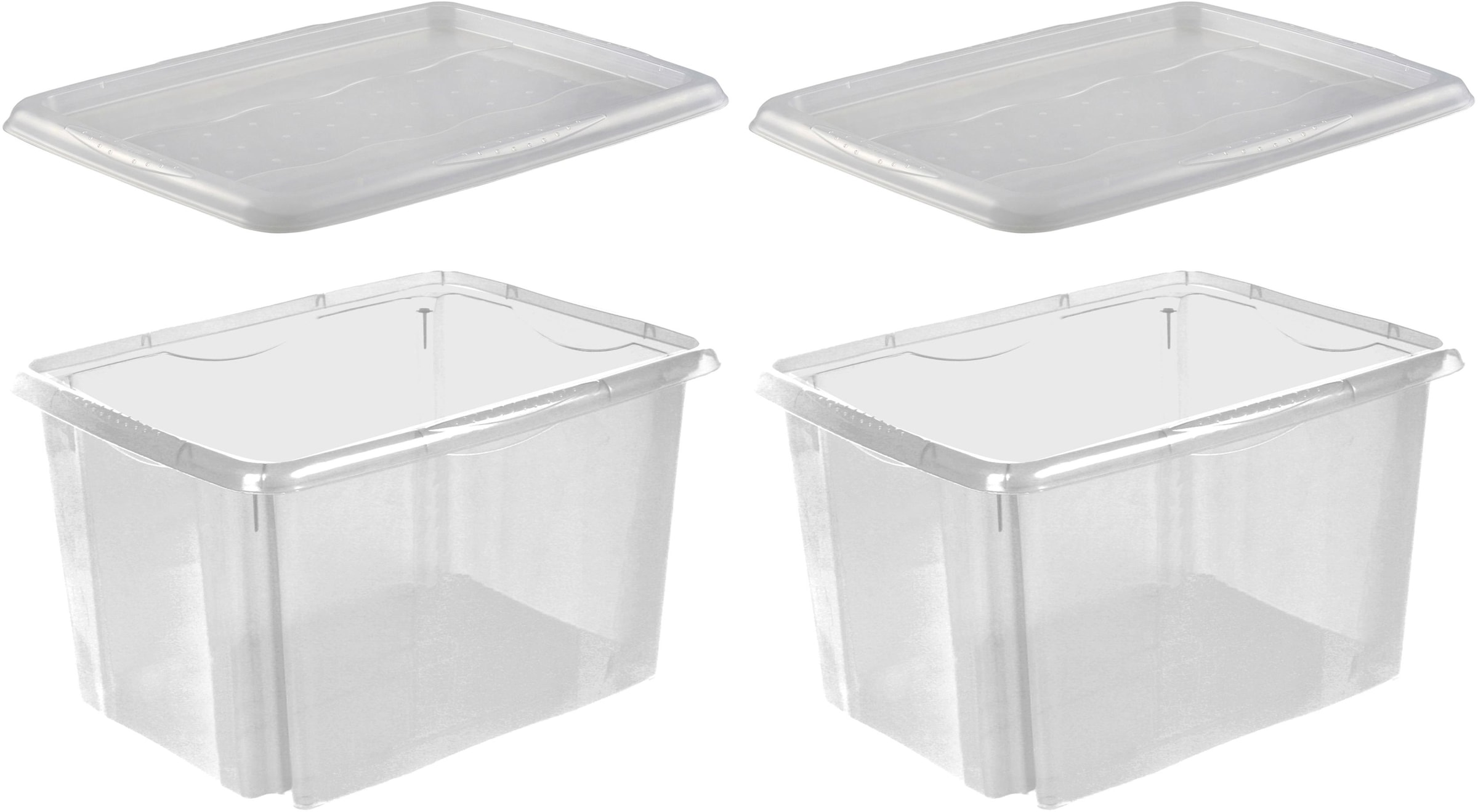 keeeper Aufbewahrungsbox »emil« 45 L, mit Deckel, hochwertiger Kunststoff