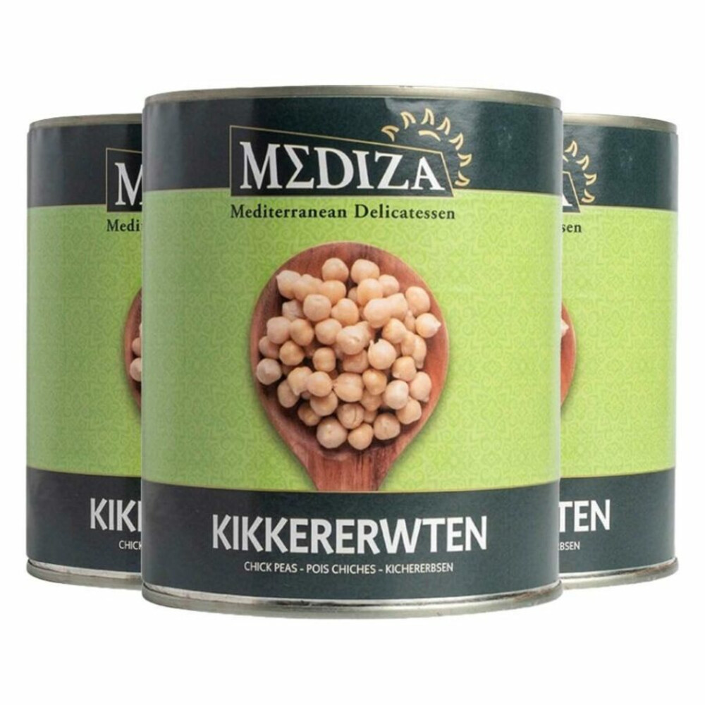 3x Mediza Kikkererwten800 gr