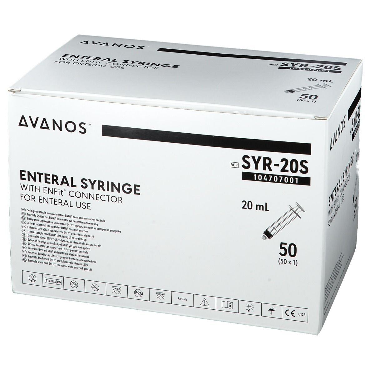 AVANOS ENTERAL SYRINGE Spritze 20 ml