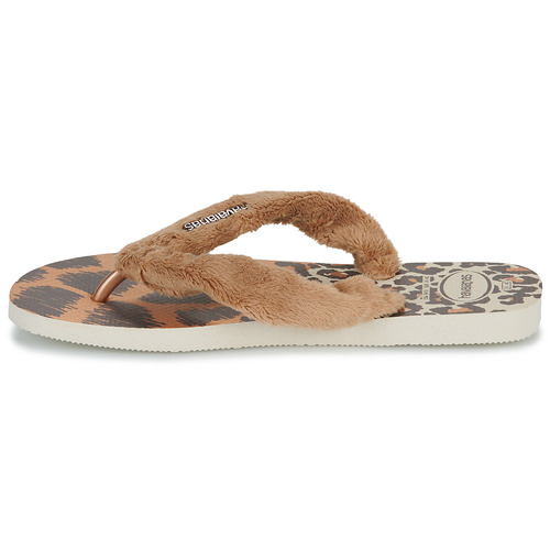 Havaianas - HOME FLUFFY - Beige / Marron