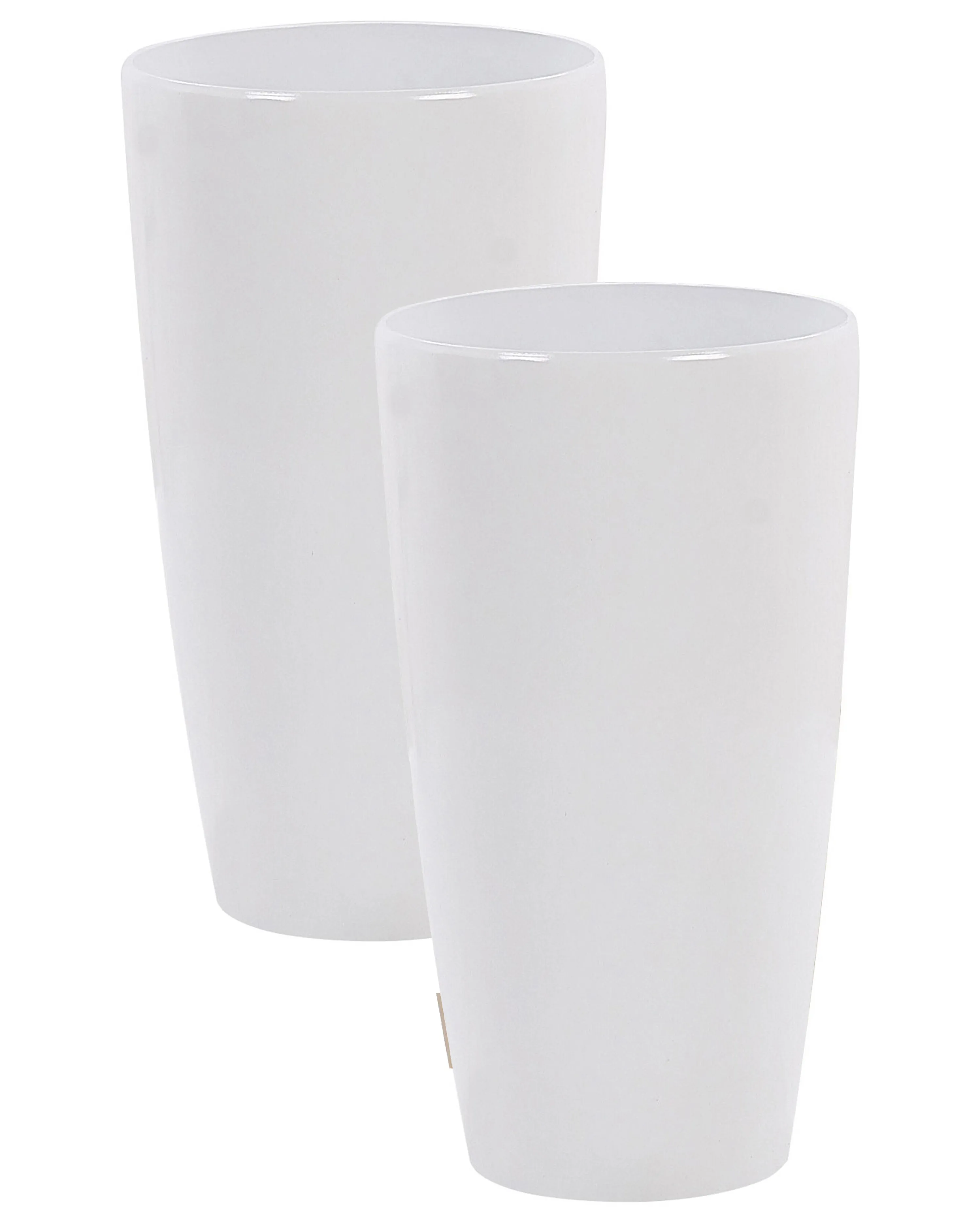 Set van 2 bloempotten TSERIA 32 cm Wit