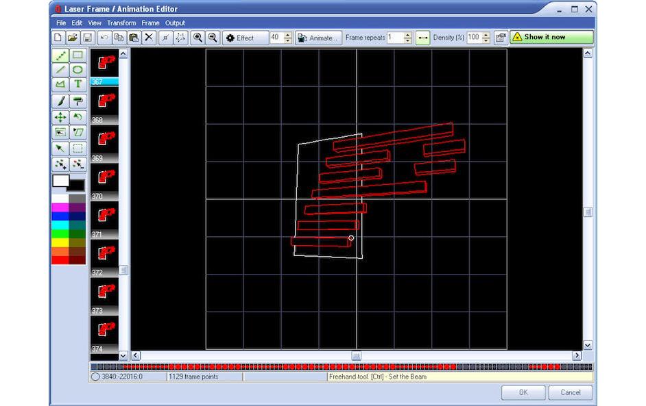 Lichtsteuerung Pangolin Quickshow Flashback 3<br>Laser-Steuerungs-Software