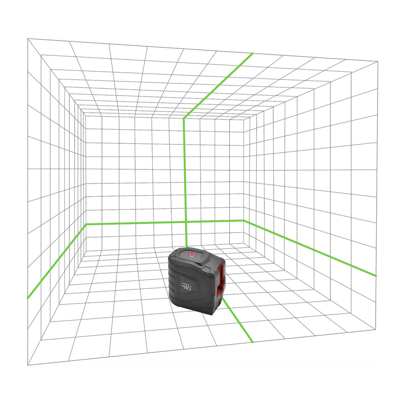Grønn krysslaser