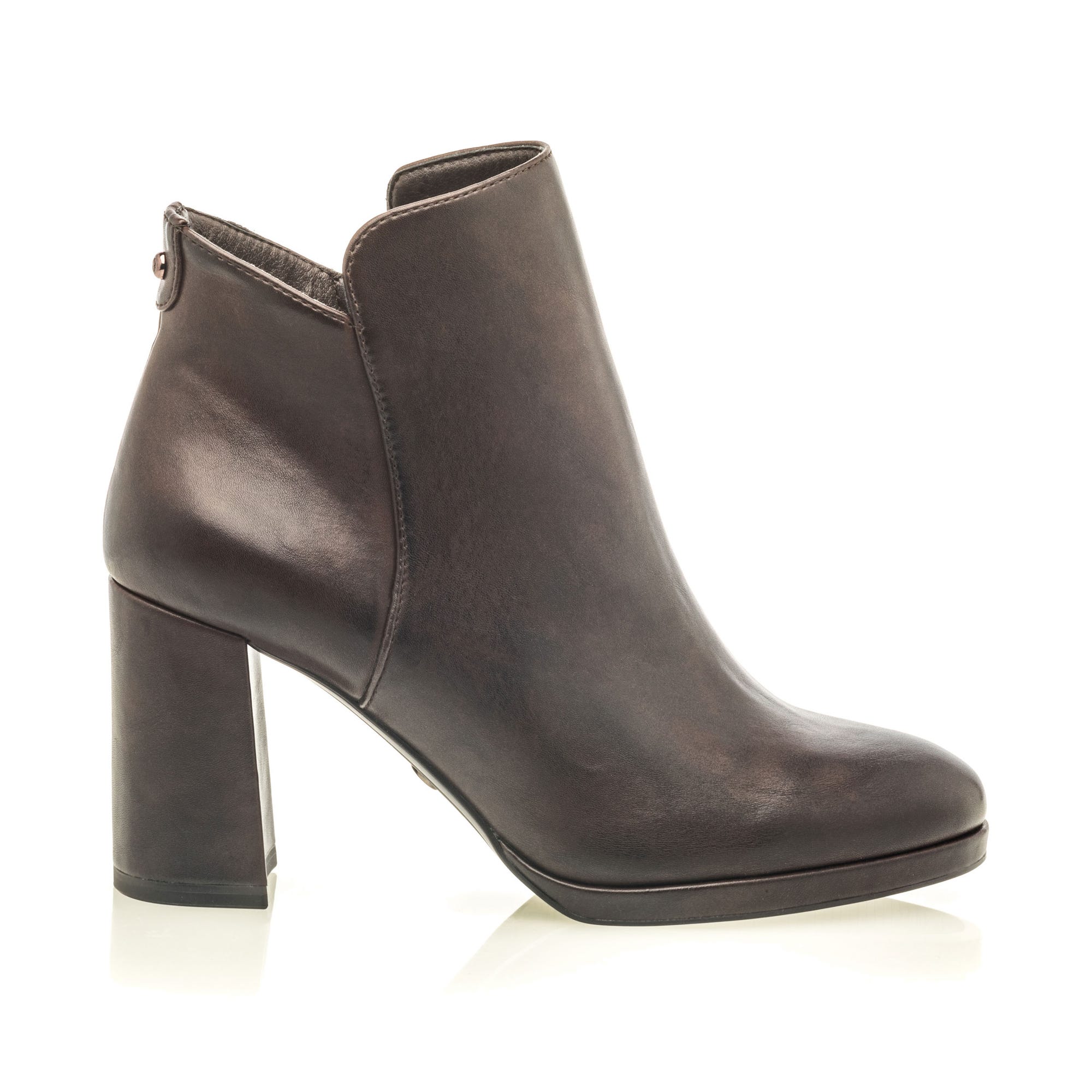 Bottines à talon Femme marron