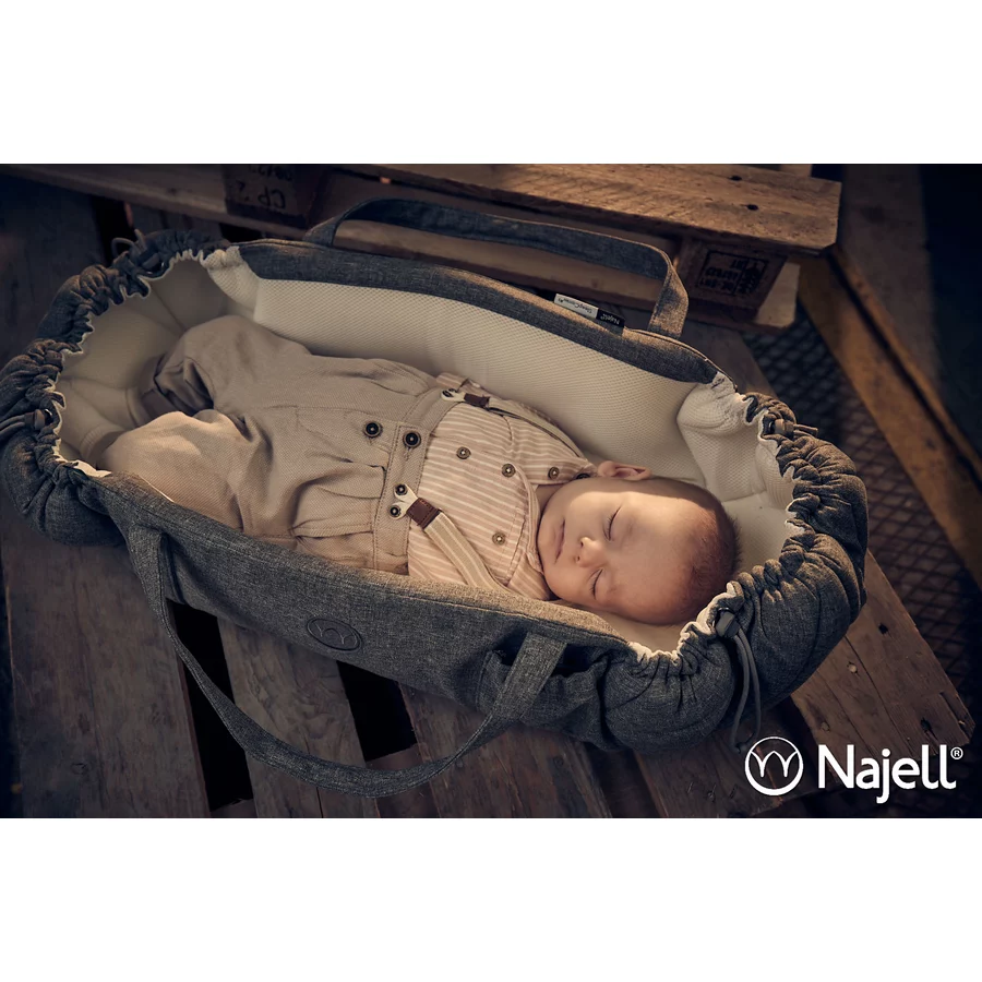 Najell Babynest SleepCarrier Volume 3 Stormy Grey