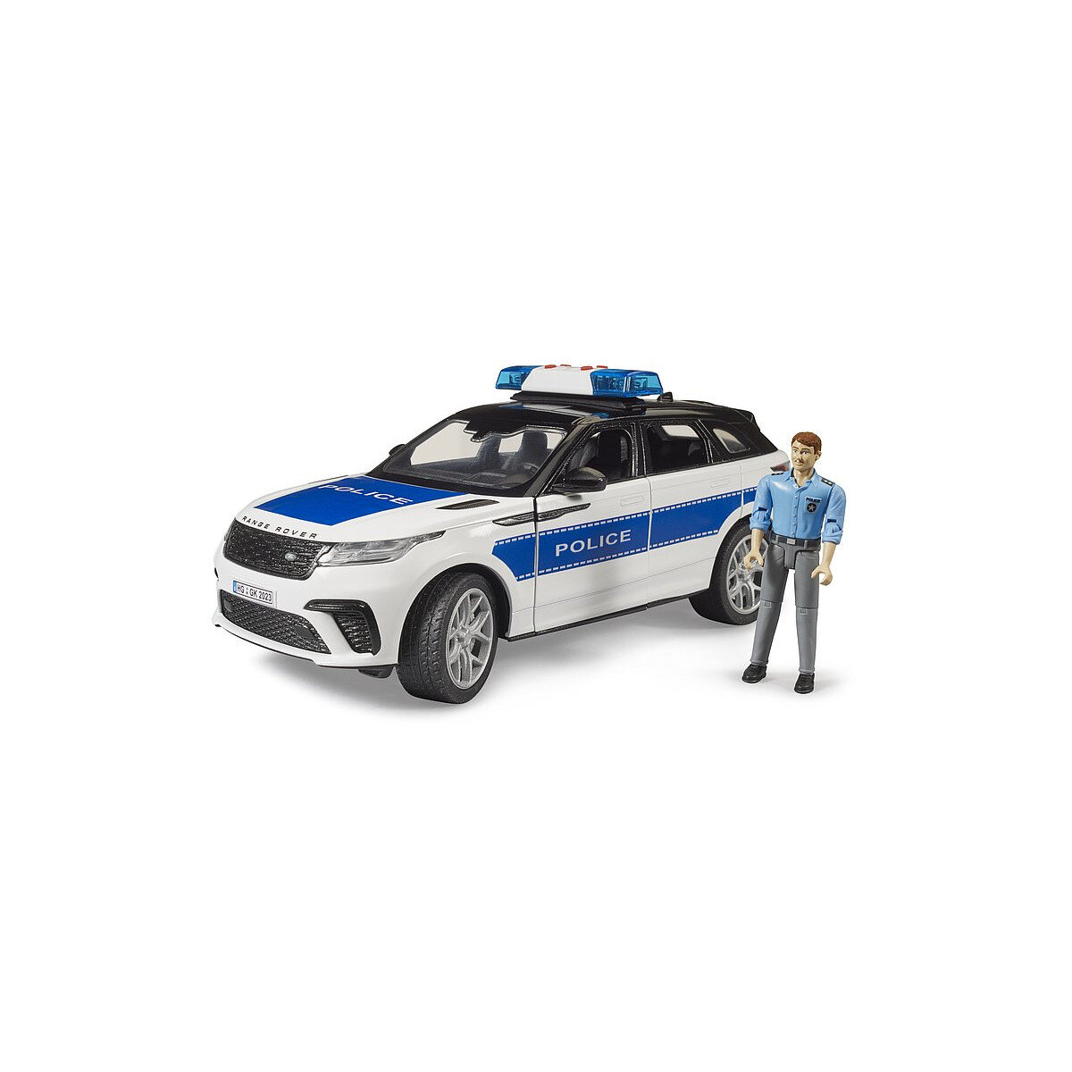 BRUDER Spielwaren GmbH + Co. KG Bruder Range Rover Velar Polizeifahrzeug mit Polizist