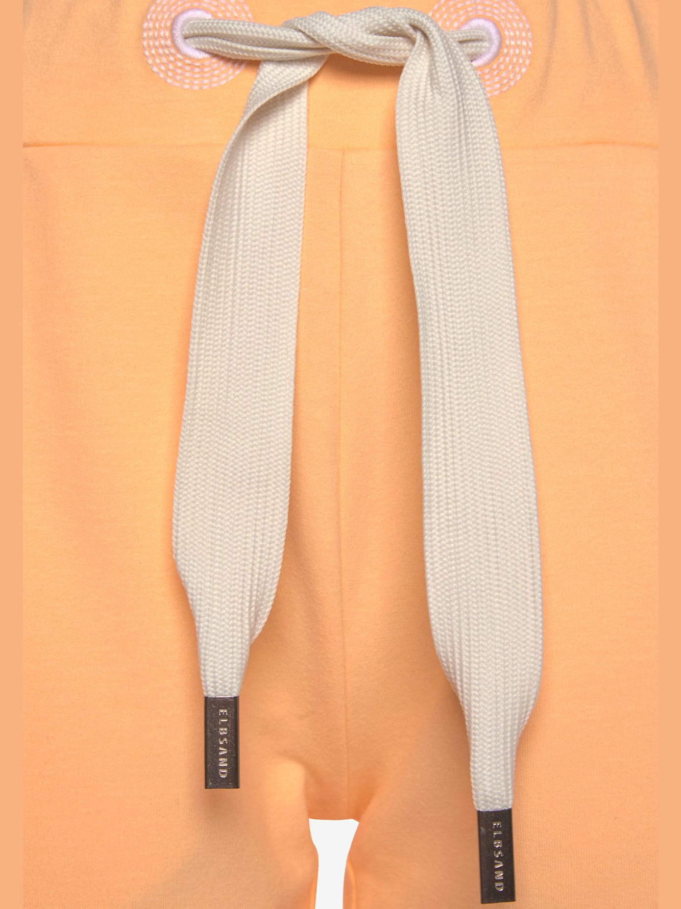 Bermuda en matière sweat large ceinture et coulisse