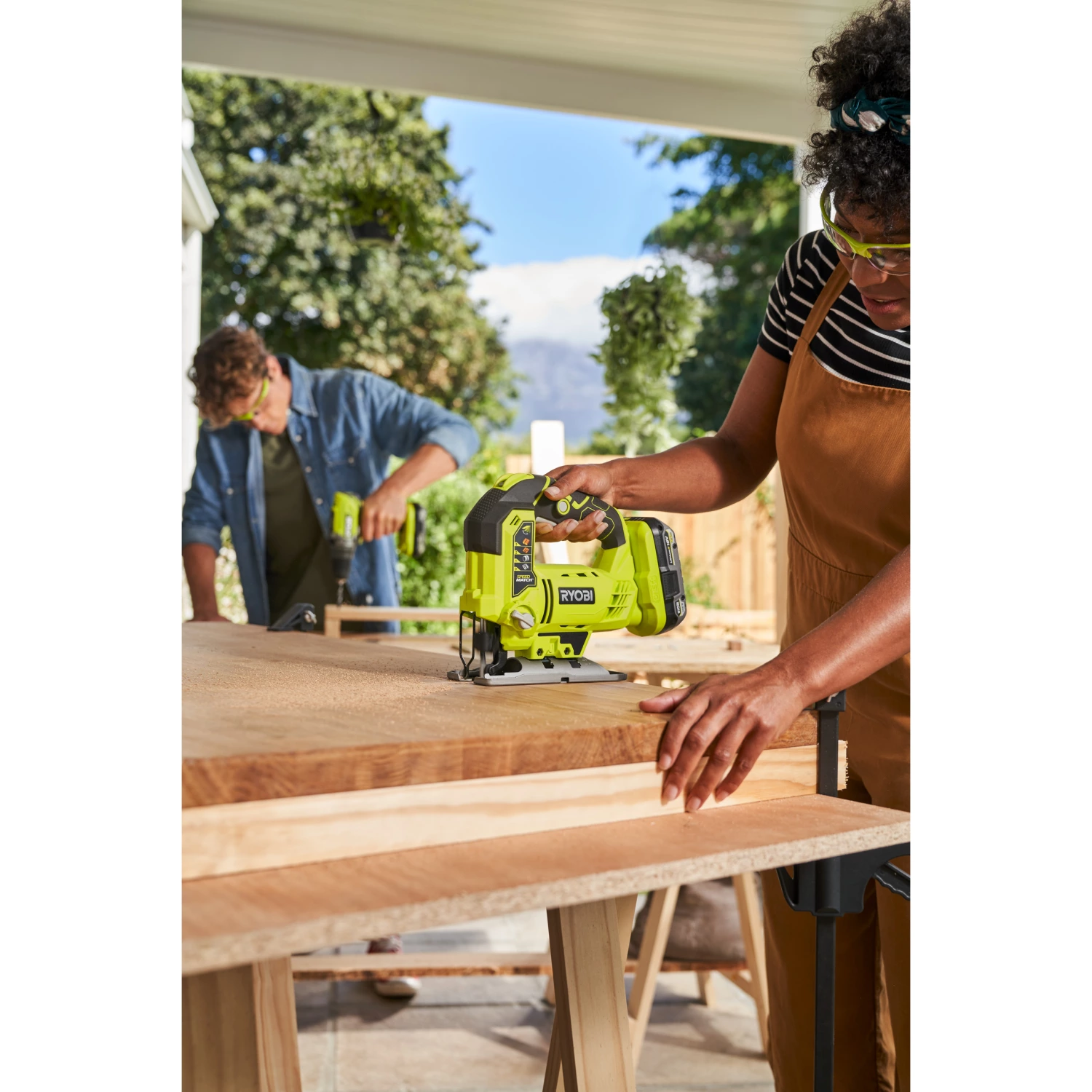 Ryobi R18JS-0 18V Li-Ion Accu decoupeerzaag body - D-greep - variabel