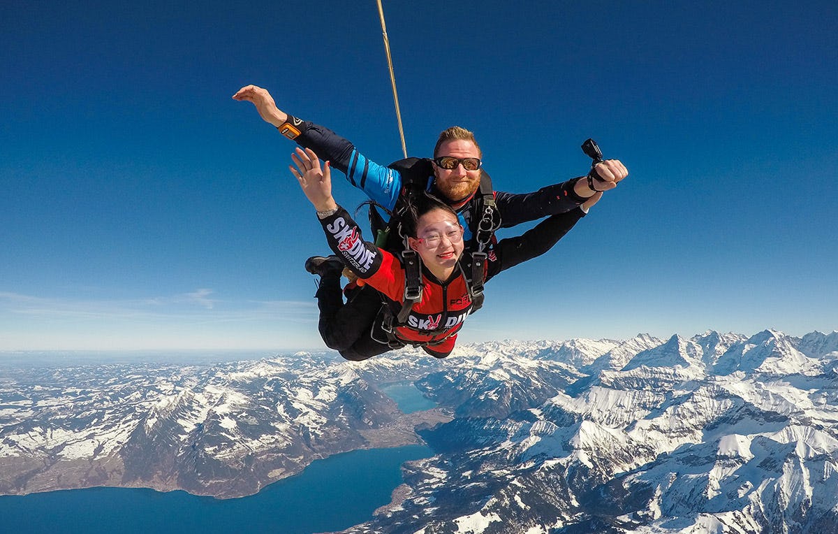 Skydiving in Reichenbach als Geschenkidee