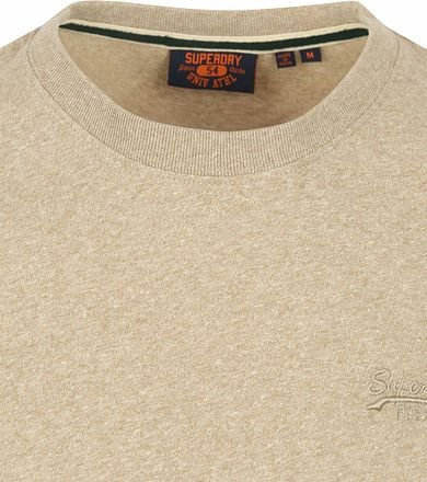 Superdry Classic T-Shirt Melange Beige M1011245A-9XE kopen