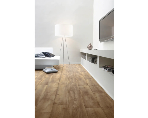 PVC vloer Lord decor plank notenhoutlook 400 cm breed (per meter verkocht)