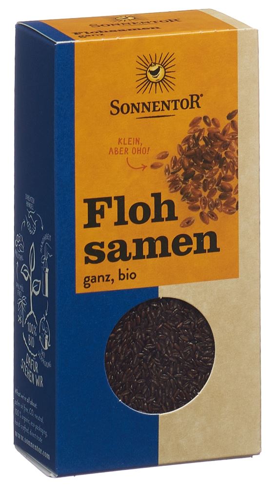 SONNENTOR Flohsamen<br>90 g, Beutel, ganz Bio
