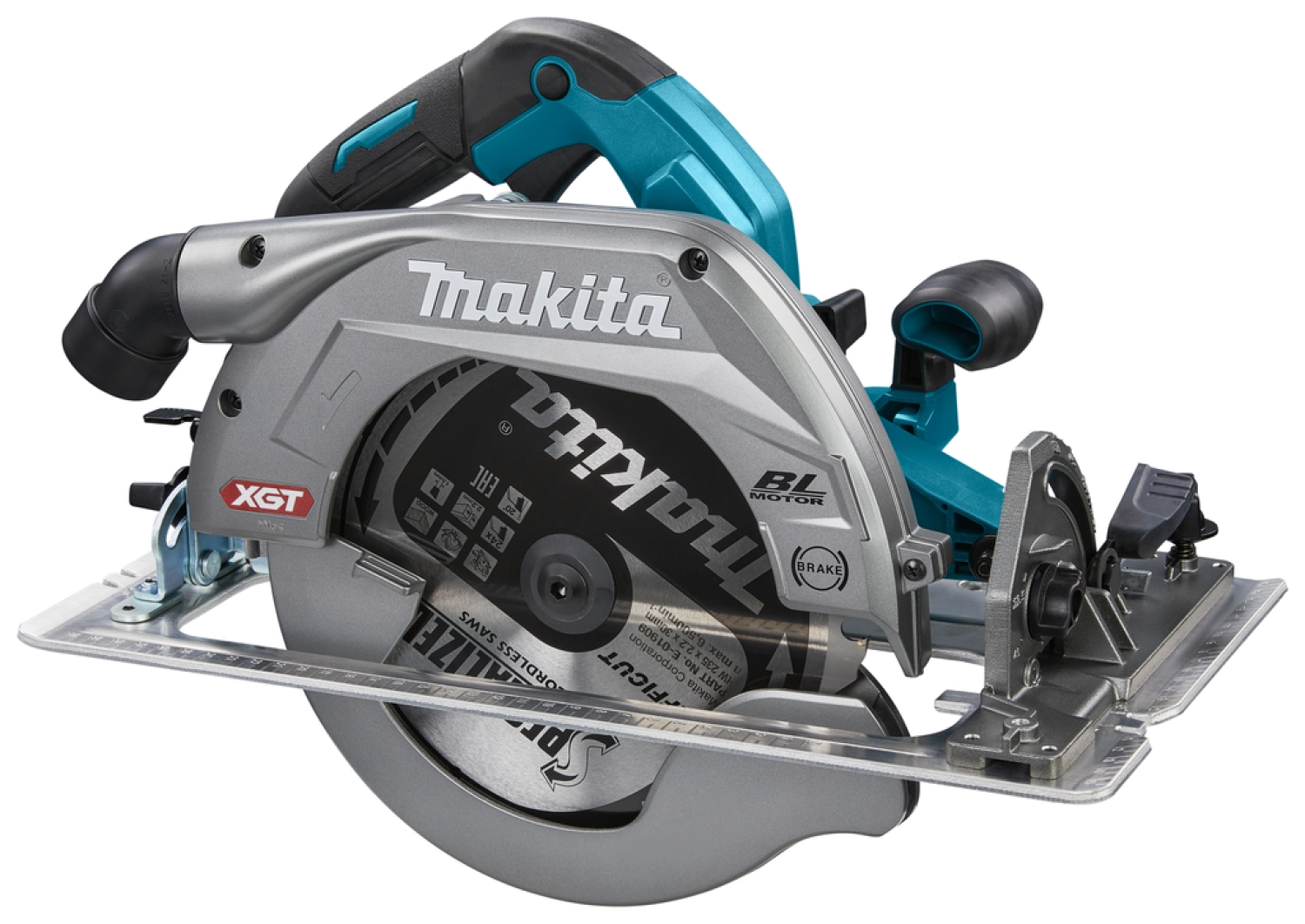 Makita HS010GT201 40V Max Li-Ion Accu Cirkelzaag set (2x 5,0Ah) in koffer - 235mm - koolborstelloos