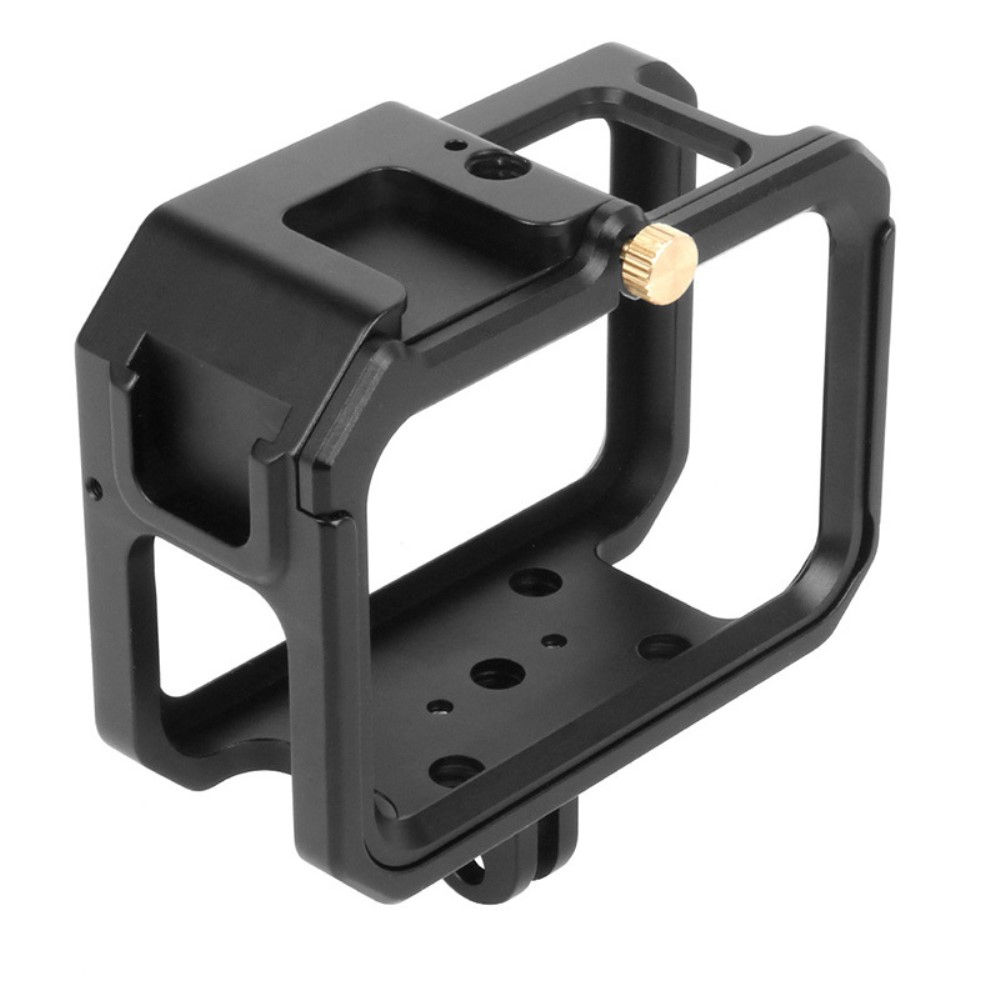 GoPro Hero 13 / 12 / 11 / 10 / 9 Black Alu Hardcase Schutzgehäuse   Linsenschutz mit Halterung (1/4