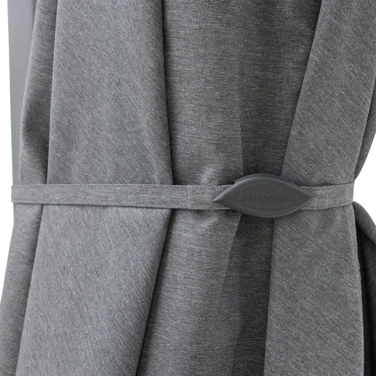 PARASOL DECENTRE MELHIA 4X3M LUMINEUX GRAPHITE ANTHRACITE