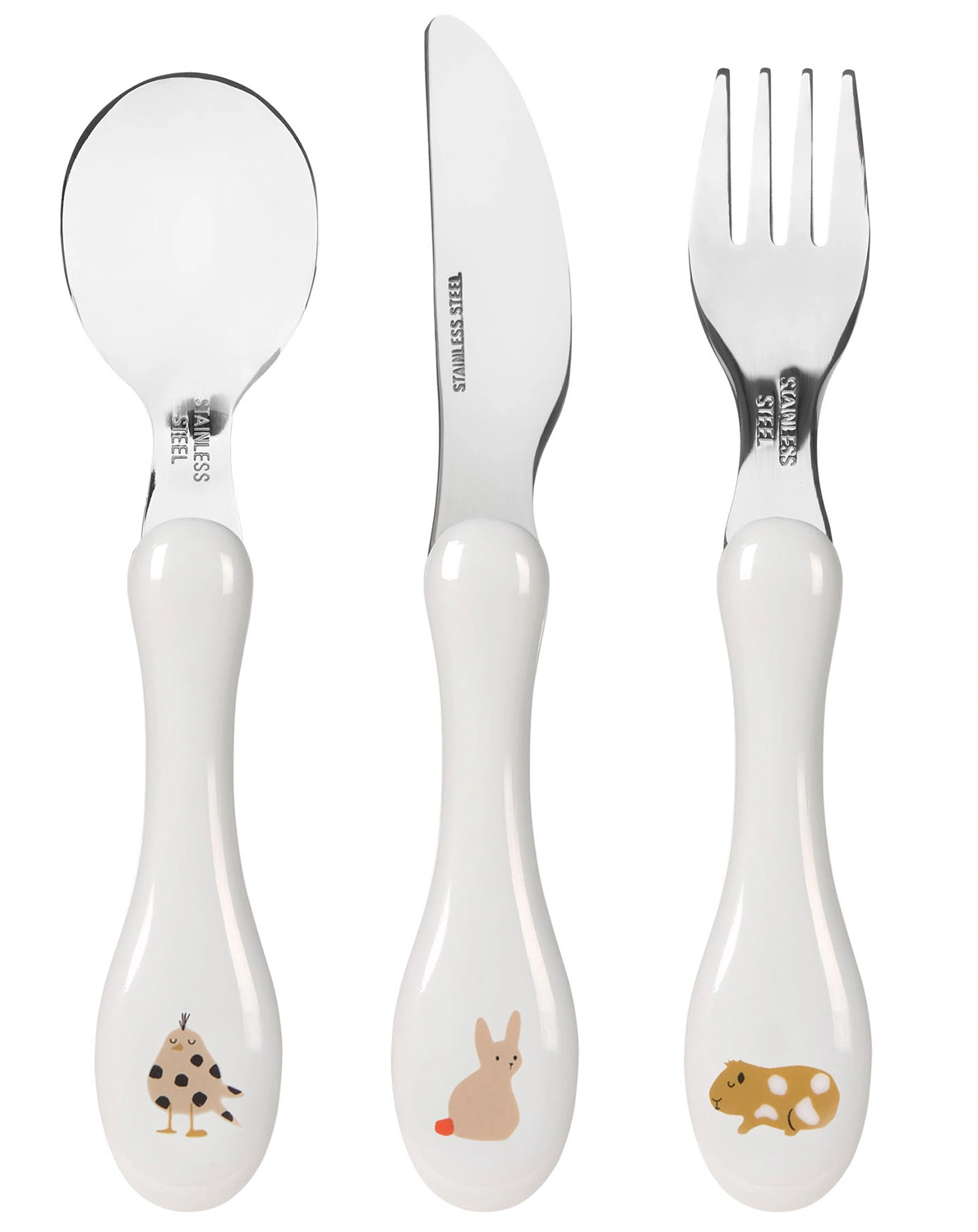 Besteck-Set LITTLE MATEYS 3-teilig in spicy orange