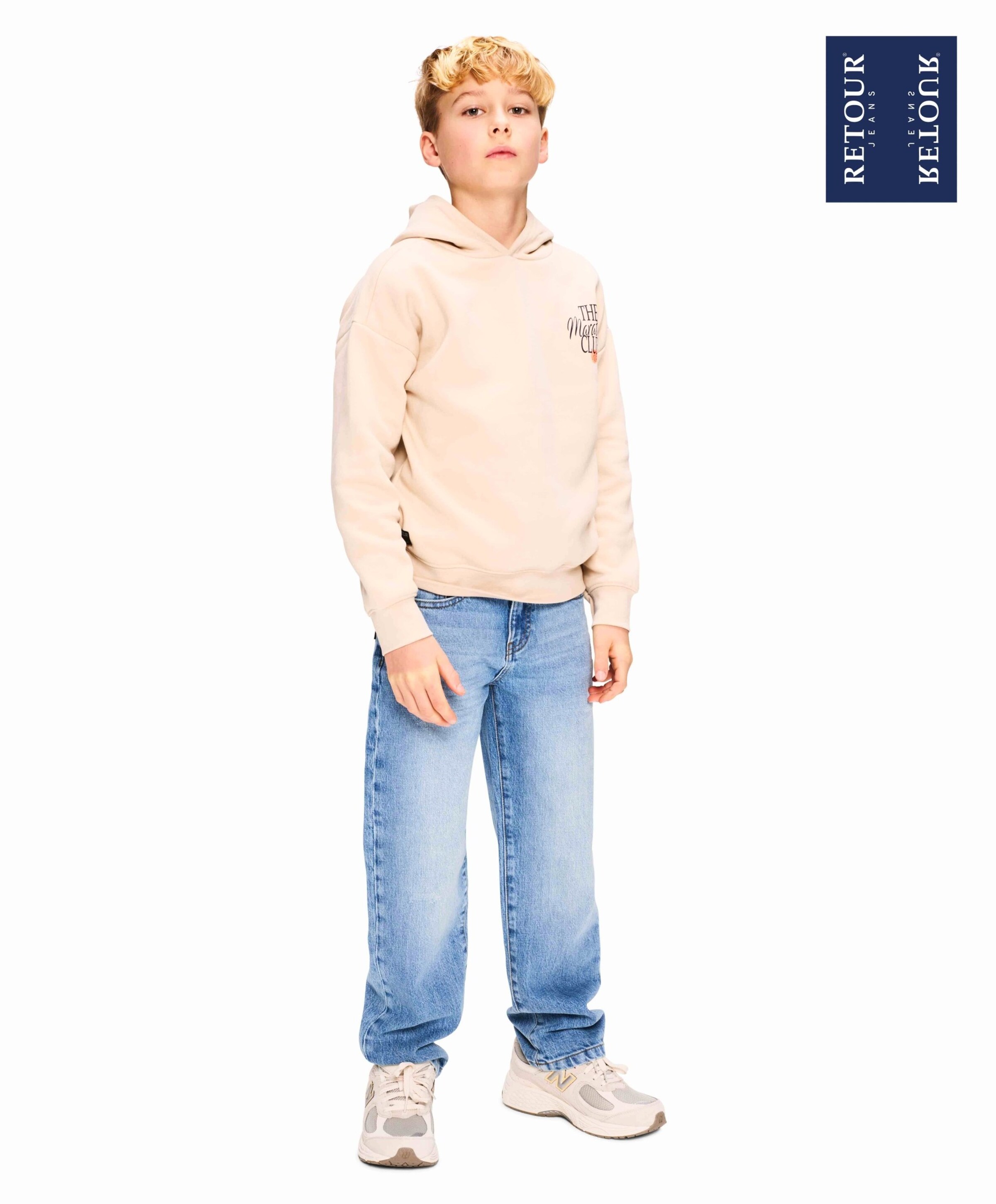 Retour Jongens hoodie ecru