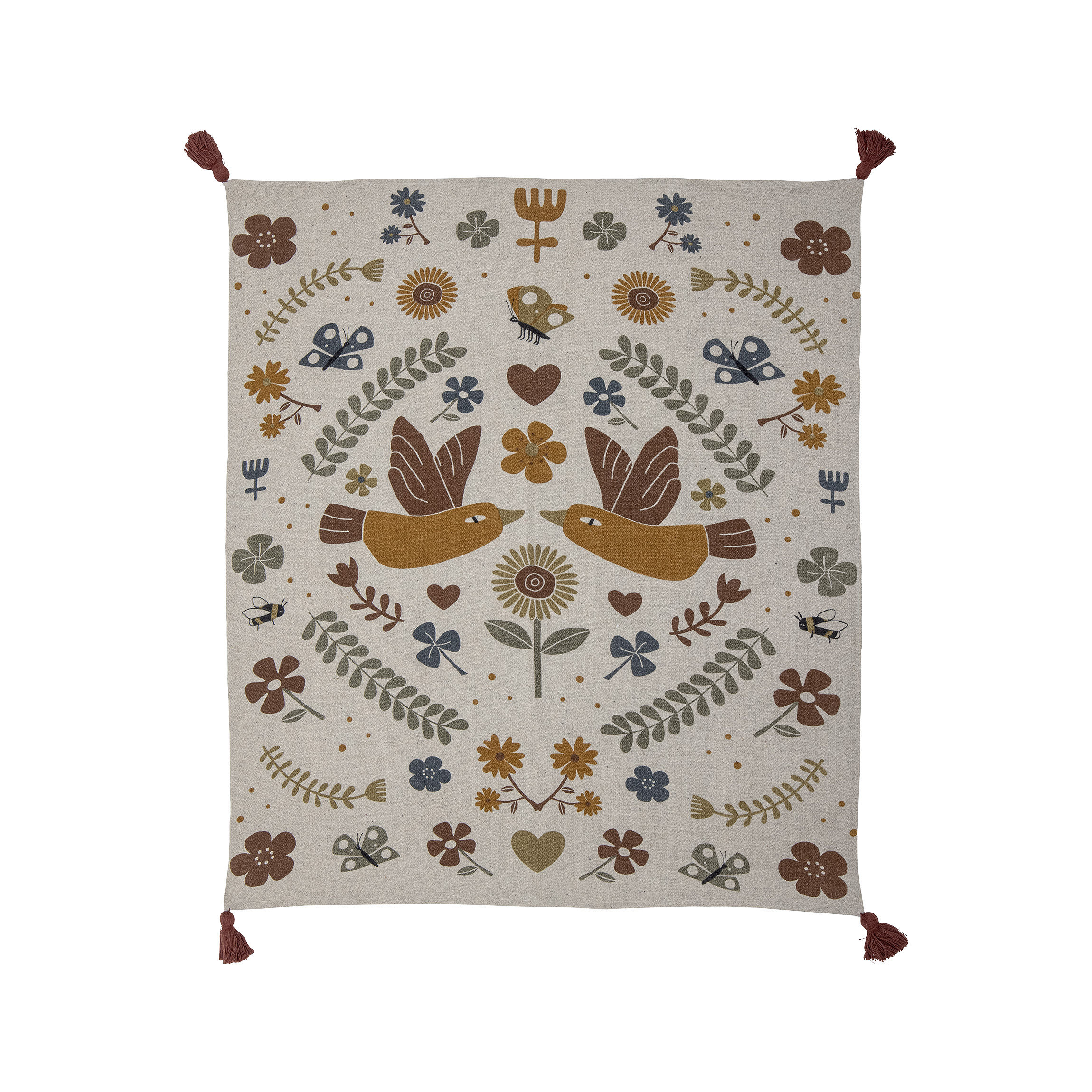DORELL - Plaid tissu | Multicolore