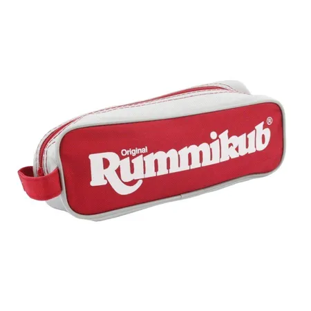 Jumbo Spiele Original Reise-Rummikub in Tasche, Legespiel
