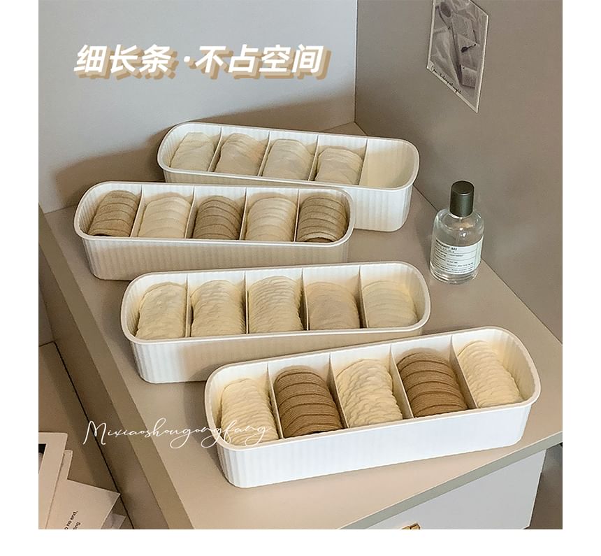 Michu - Verdeelde plastic kledingorganizer / set