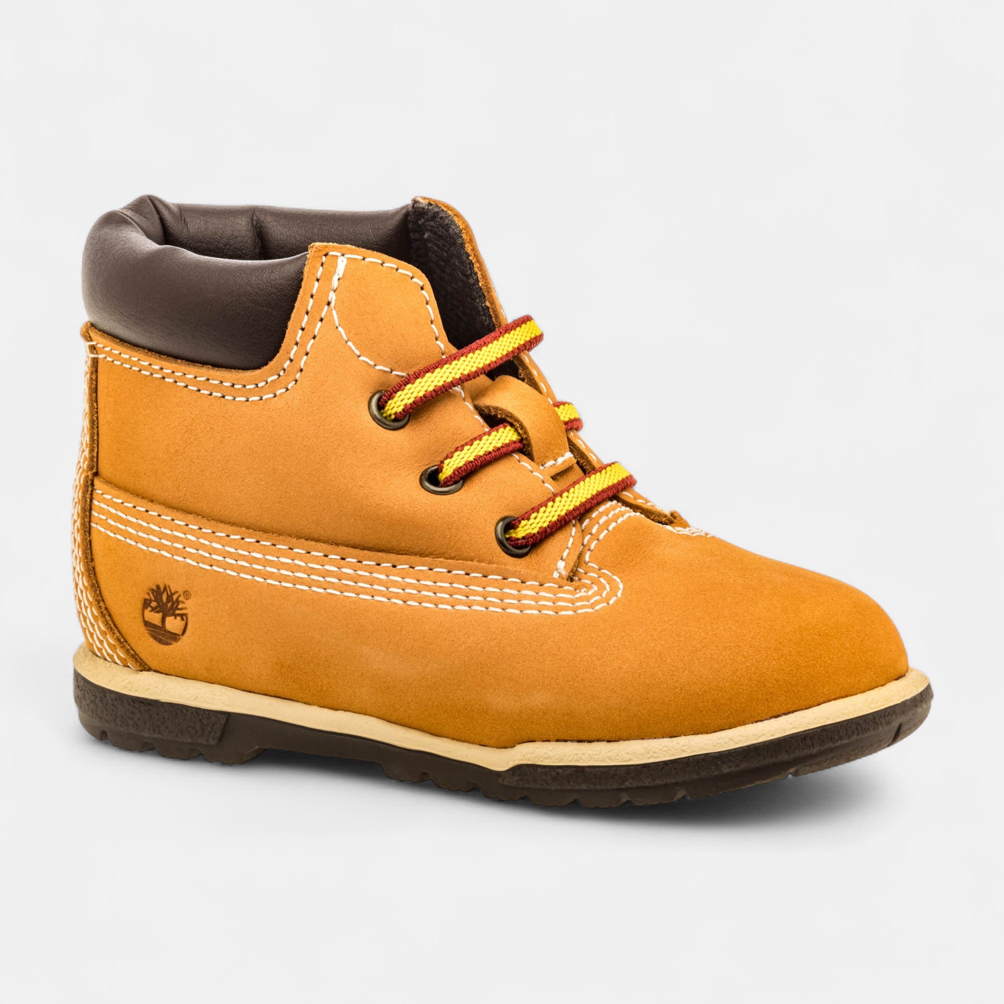 Boots Bébé garçon en cuir jaune
