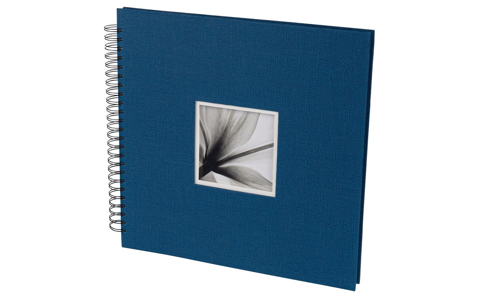 Fotoalbum Unitex Spiralalbum 34 x 34 cm, BlauFotobuch für schöne Fotos und unvergessliche Erinnerungen