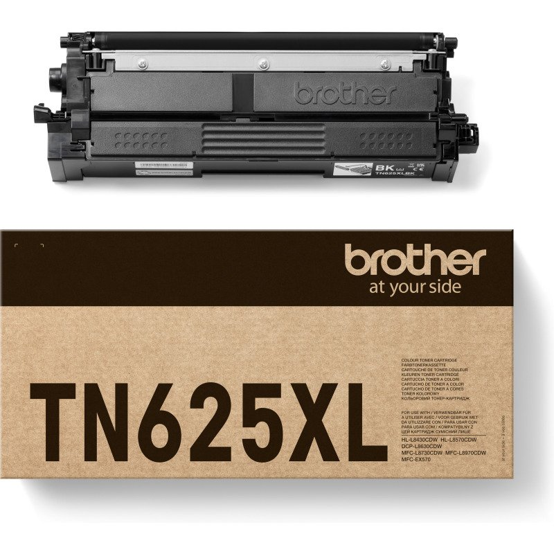 Brother TN625BK XL Toner noir haute capacité pour imprimante laser