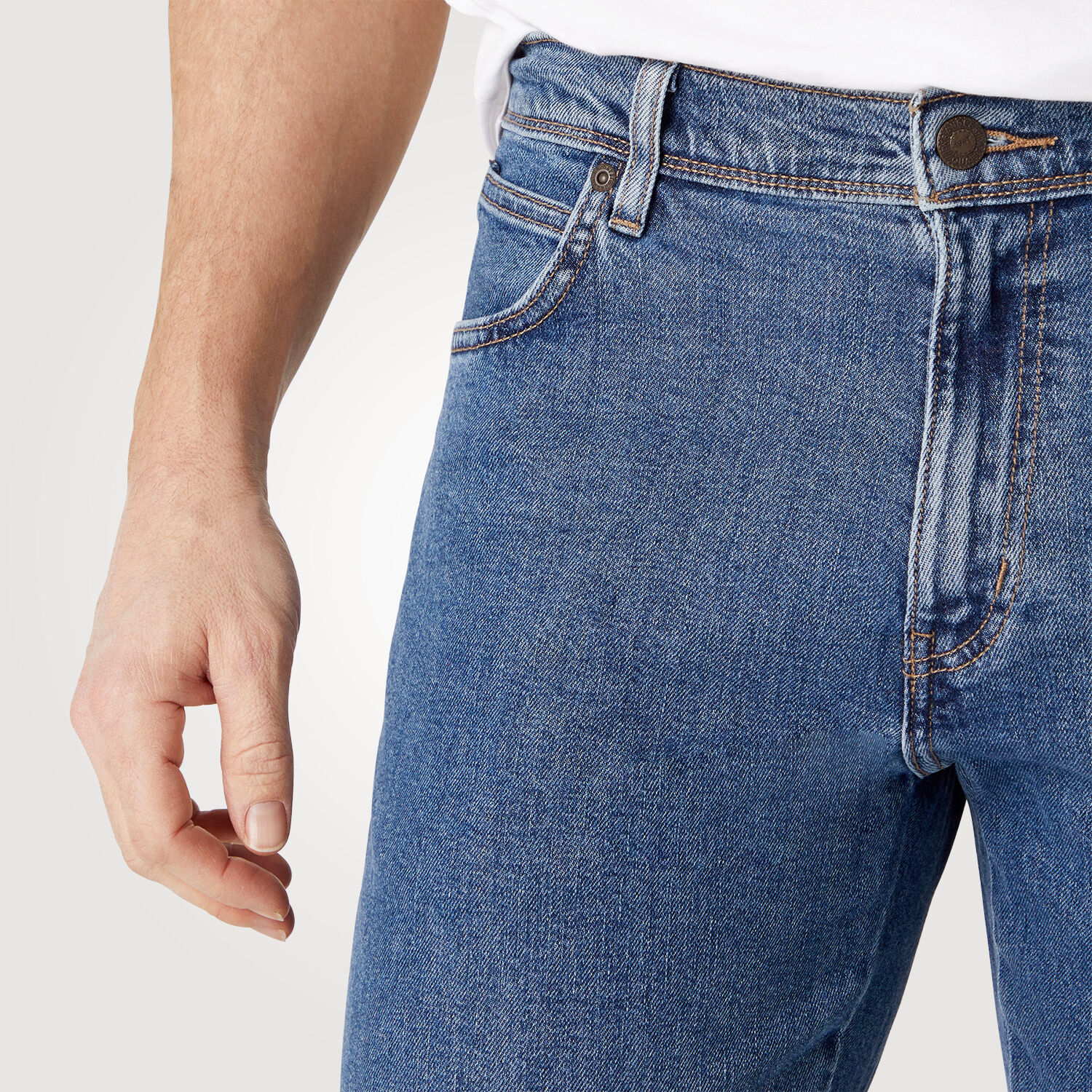 Wrangler Herren Jeans Straight-Fit